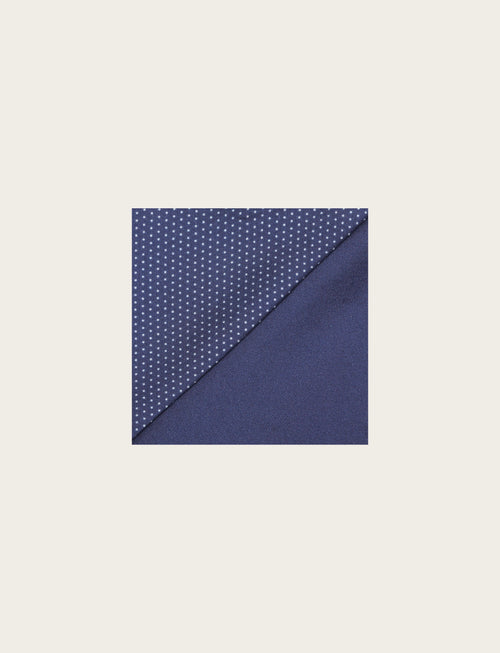 Pochette in seta multi fantasia quattro lati