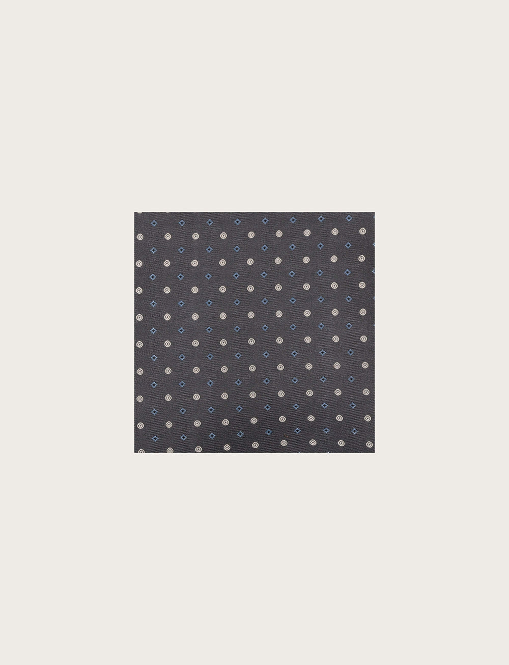 Geometric design silk clutch bag