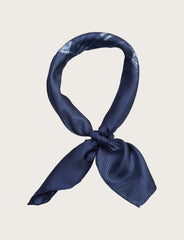 Four-sided multi-patterned silk scarf