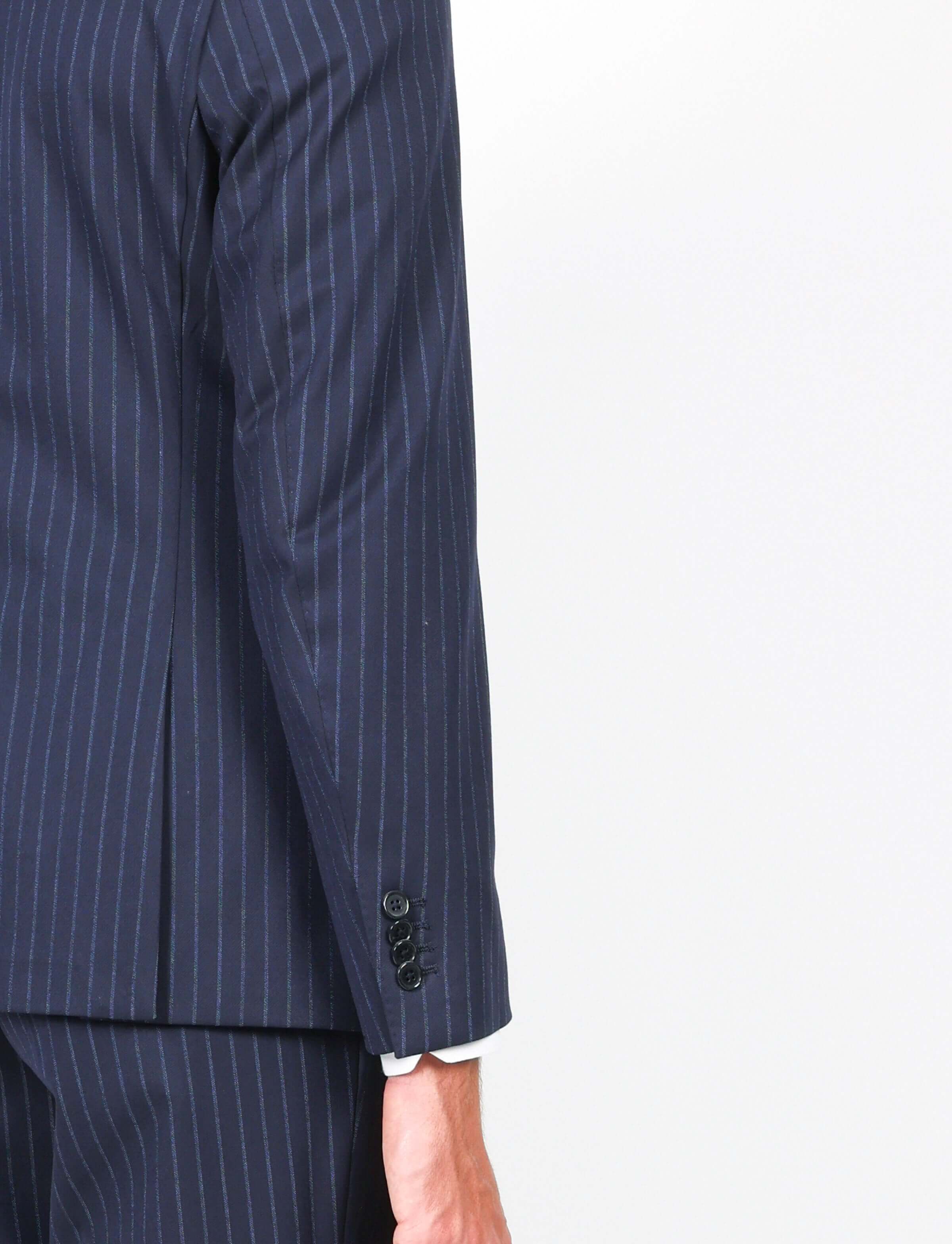 Double-breasted pinstripe suit | Luigi Fusaro