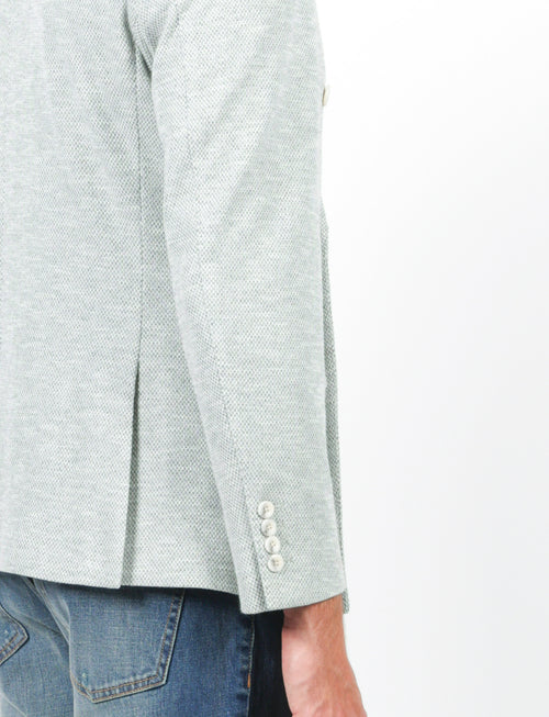 Giacca doppiopetto in maglia