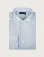 Camicia in cotone stretch fantasia miro fiore luigi fusaro