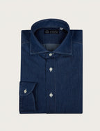 Camicia in denim 100% cotone