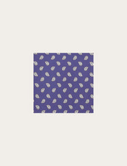 Bluette paisley silk clutch bag 