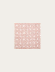 Pochette in seta fantasia geoemetrica floreale