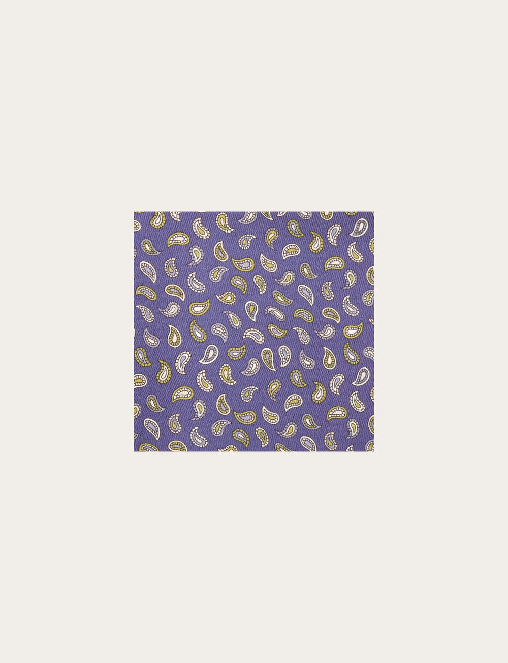 Floral cashmere pattern silk clutch bag 