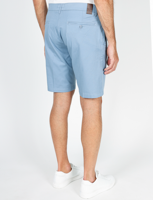 Cotton twill Bermuda shorts 