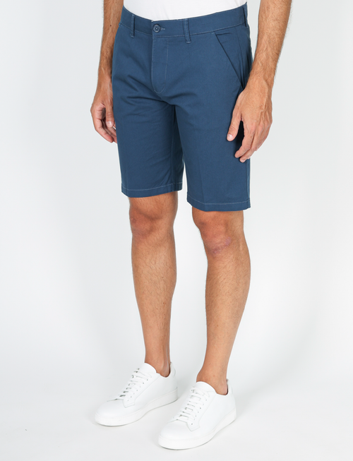Cotton twill Bermuda shorts 