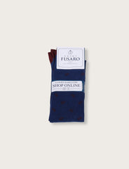 Calzini in cotone fantasia cachemire