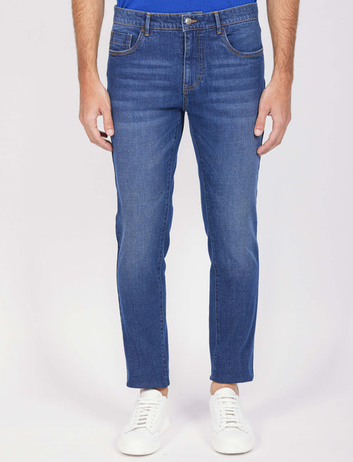 Jeans cinque tasche in denim