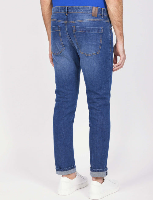 Jeans cinque tasche in denim