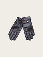 Guanti basic in ecopelle |Colore:Moro