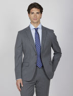 Giacca da abito gessata Drop 7|Colore:Grigio