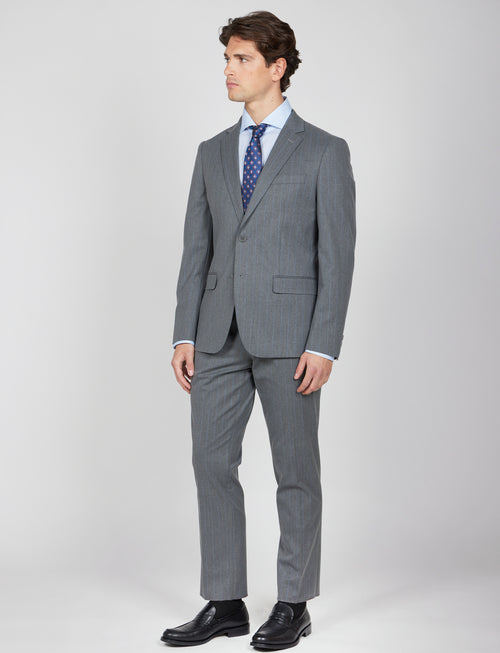 Abito classico gessato Drop 7