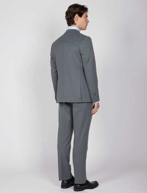 Abito classico gessato Drop 7