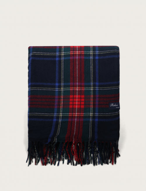 Plaid scozzese con fodera morbida