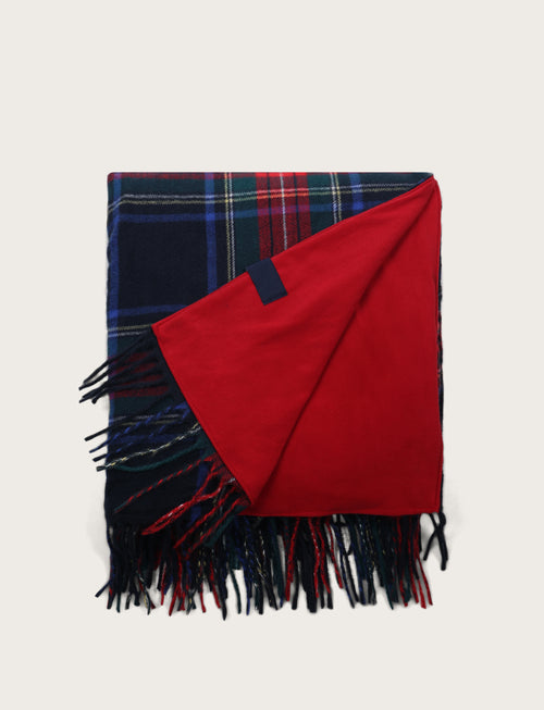 Plaid scozzese con fodera morbida