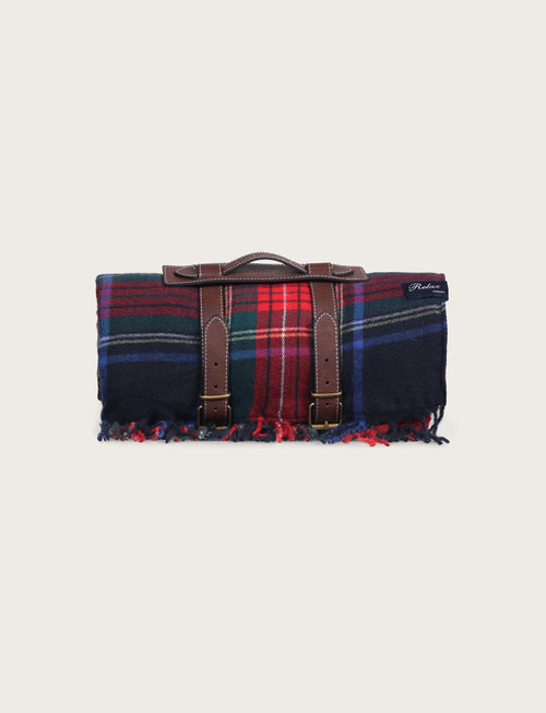Plaid scozzese con fodera morbida