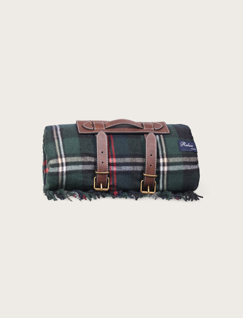 Plaid scozzese con fodera morbida