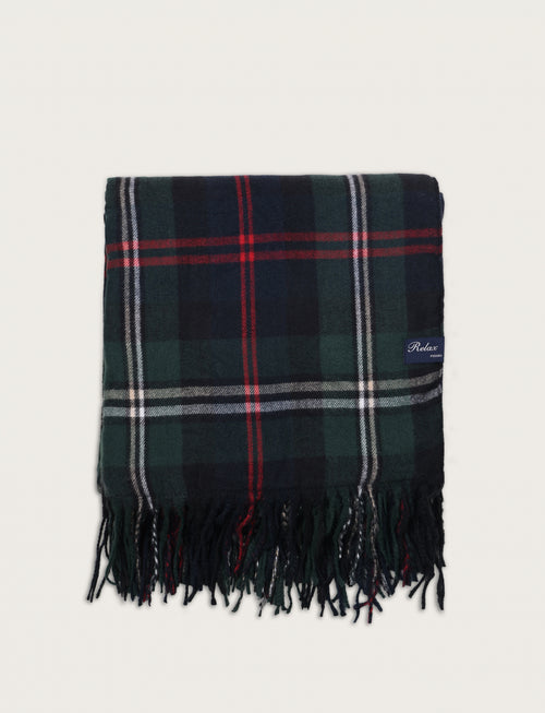 Plaid scozzese con fodera morbida