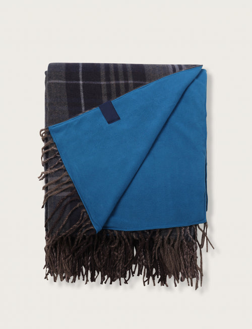Plaid scozzese con fodera morbida