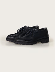 Scarpe stringate in pelle con suola carrarmato