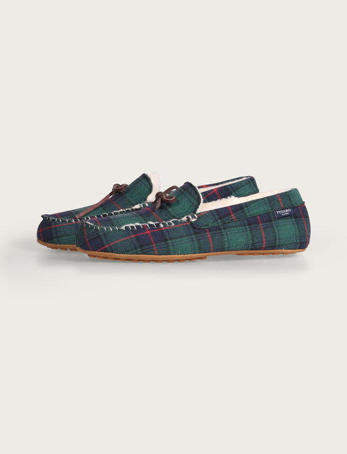Scottish pattern slippers 