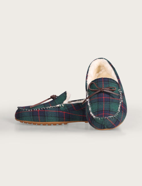 Scottish pattern slippers 