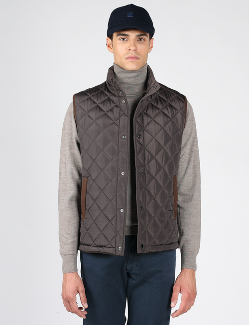 Gilet imbottito trapuntato con tasche