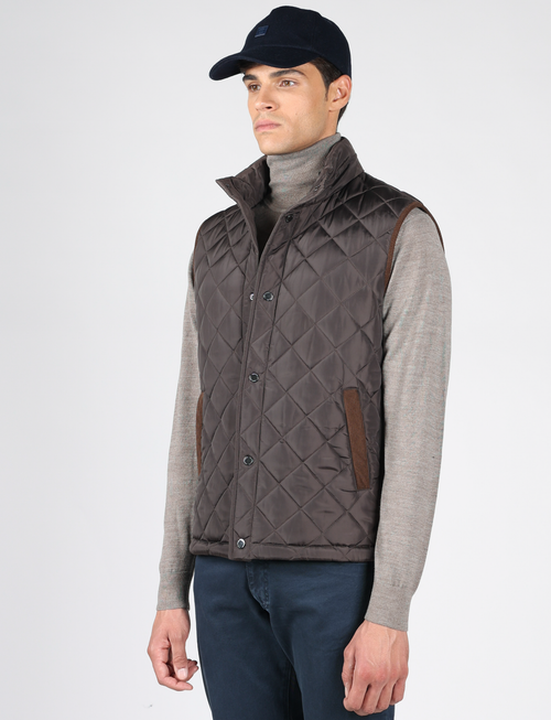 Gilet imbottito trapuntato con tasche
