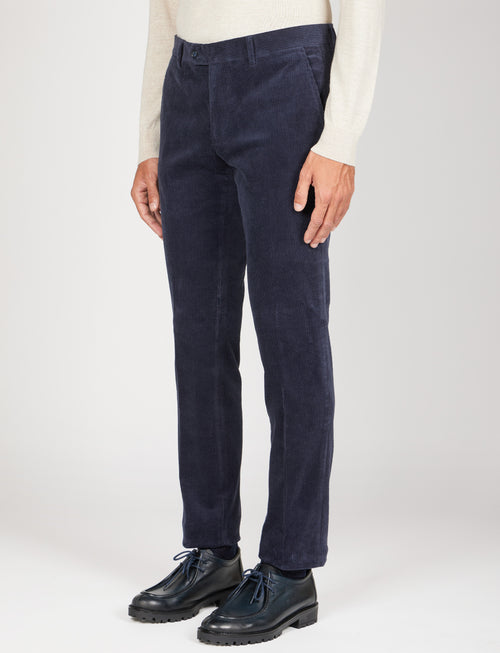 Pantaloni in velluto a coste |Colore:Blu