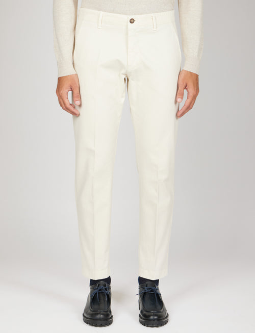 Pantaloni in twill di cotone