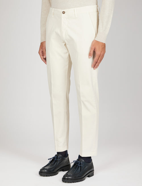 Pantaloni in twill di cotone