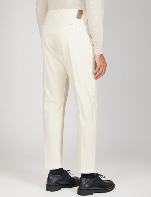 Pantaloni in twill di cotone