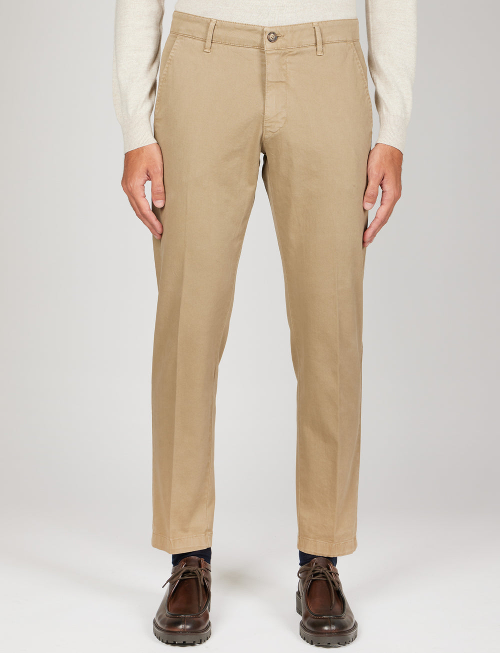Pantaloni in twill di cotone