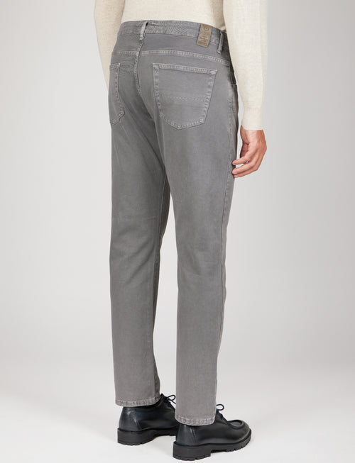Pantaloni cinque tasche in twill