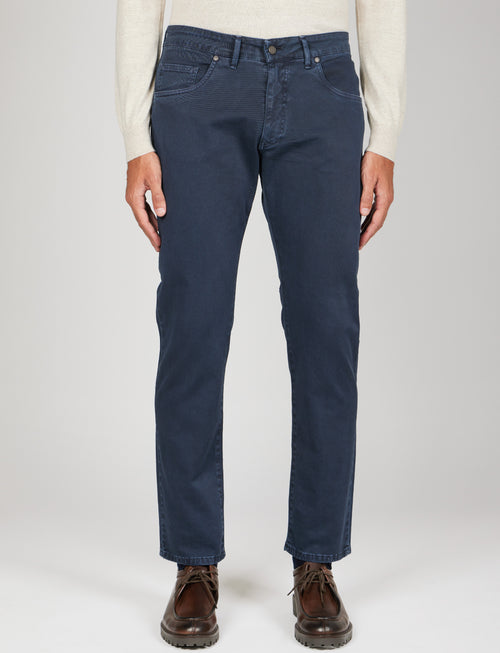 Pantaloni cinque tasche in twill