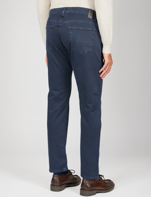 Pantaloni cinque tasche in twill