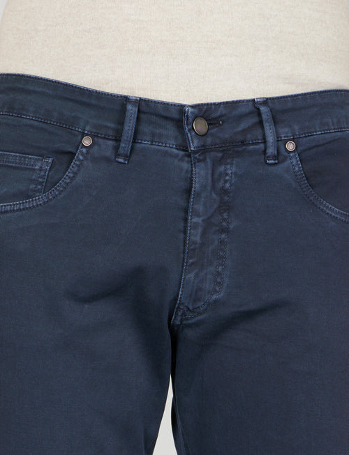 Pantaloni cinque tasche in twill