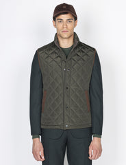 Gilet imbottito trapuntato con tasche