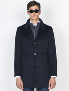 Cappottino con pettorina removibile in lana misto