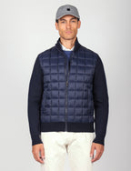 Maglia trapuntata imbottita a giubbino