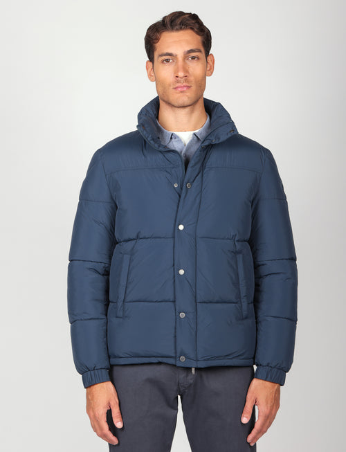 Giubbino trapuntato in nylon |Colore:Blu