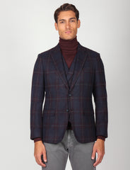 Giacca principe di galles bicolore