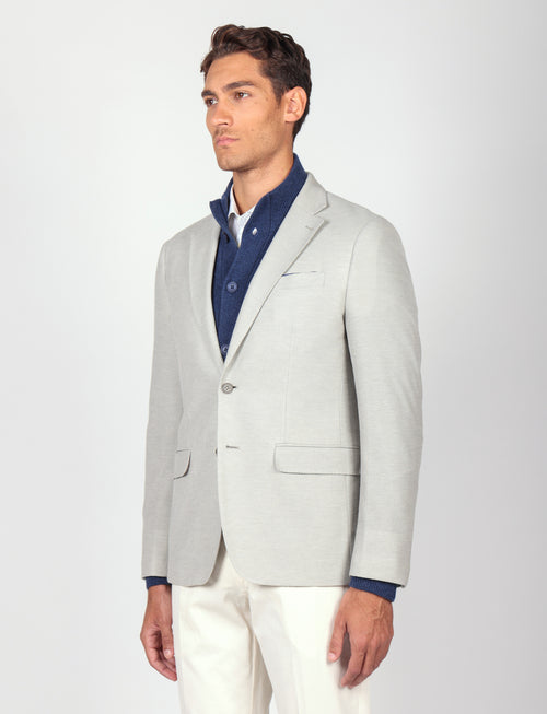 Giacca tinta unita in maglia