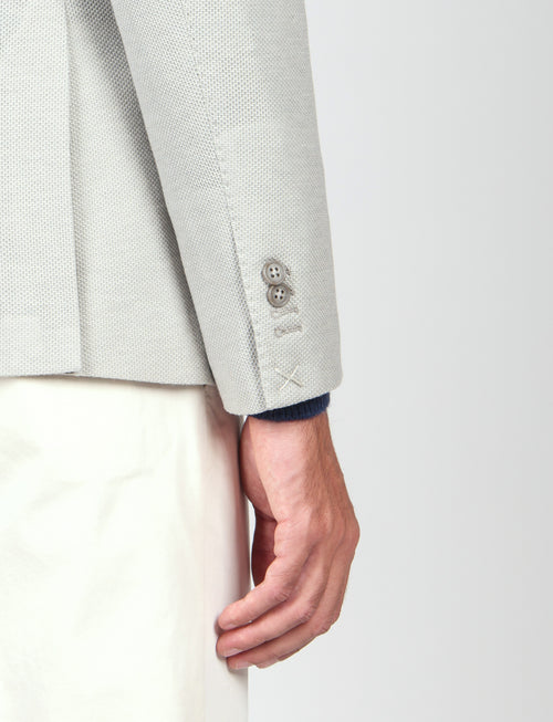 Giacca tinta unita in maglia