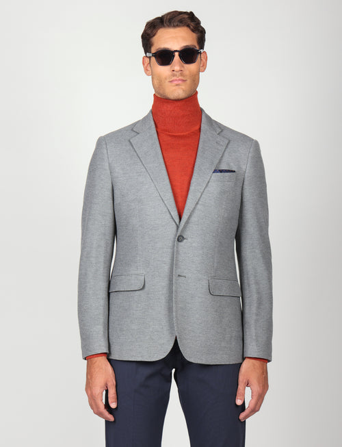 Giacca tinta unita in maglia