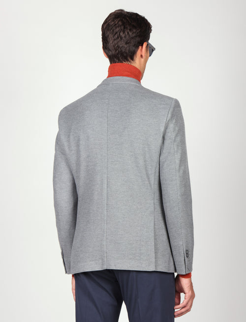 Giacca tinta unita in maglia