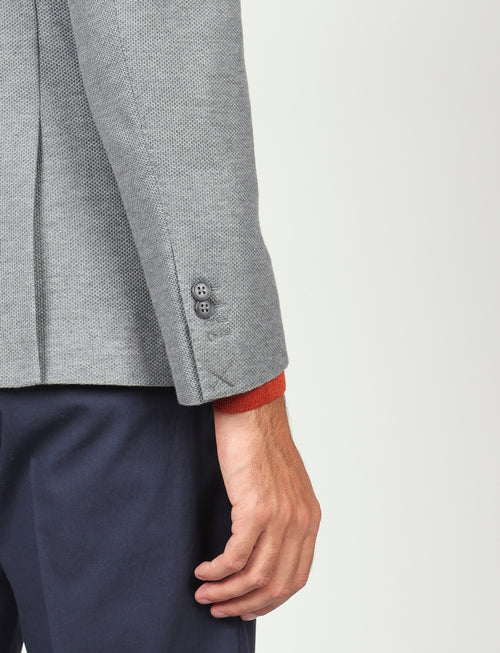 Giacca tinta unita in maglia