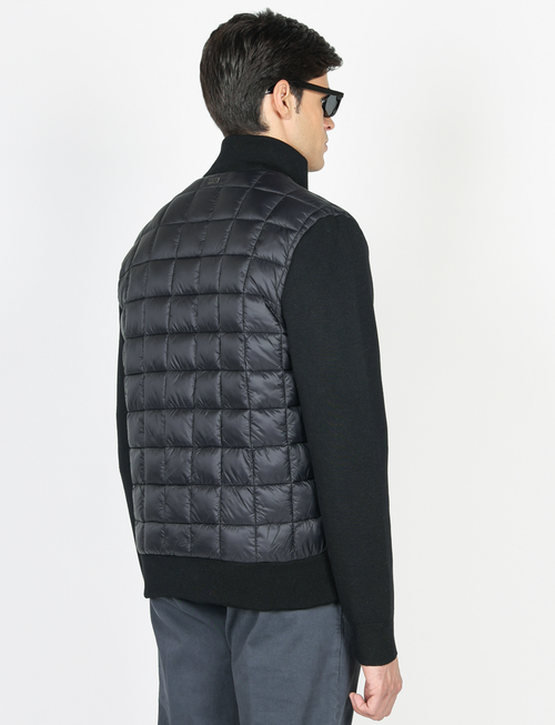 Maglia trapuntata imbottita a giubbino